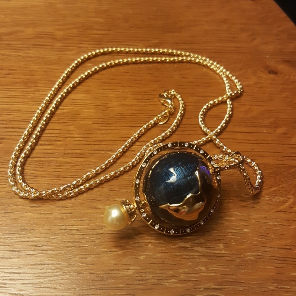 Kenneth Jay Lane World Peace Pendant